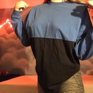 Black and Blue long sleeve t-shirt